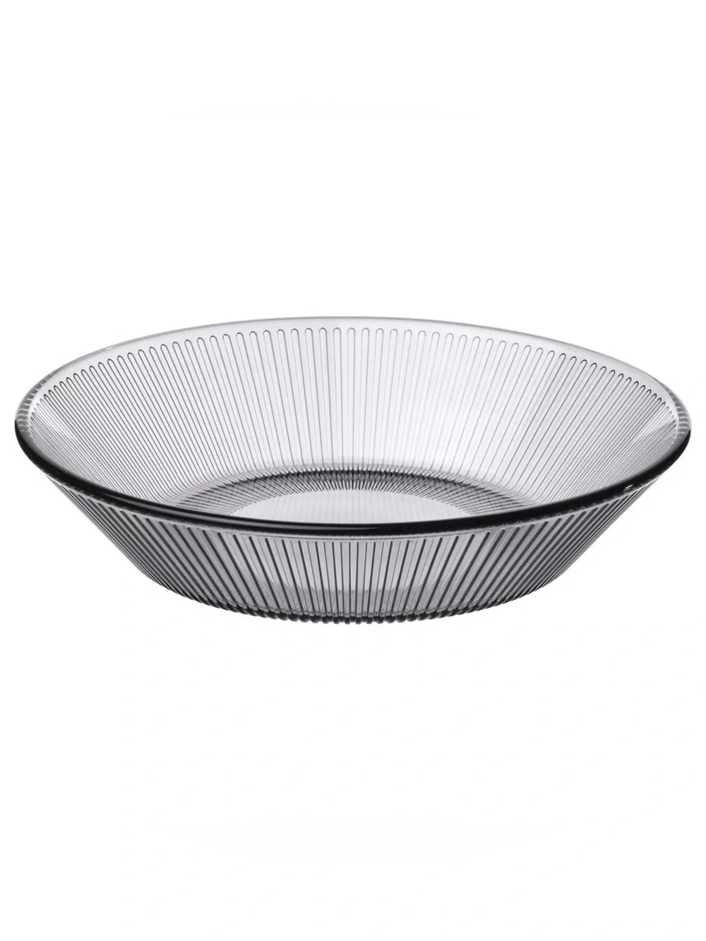 Dark Grey Deep Plates - Set of 4